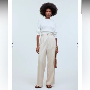 Madewell Harlow Wide Leg Pants 2 Petite in Harvest Moon